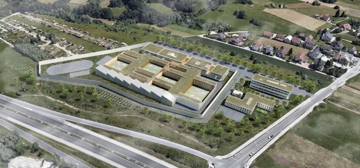 STROKOVNI OGLED POŽARNEGA LABORATORIJA V LOGATCU IN  OBJEKTA V IZGRADNJI V DOBRUNJAH