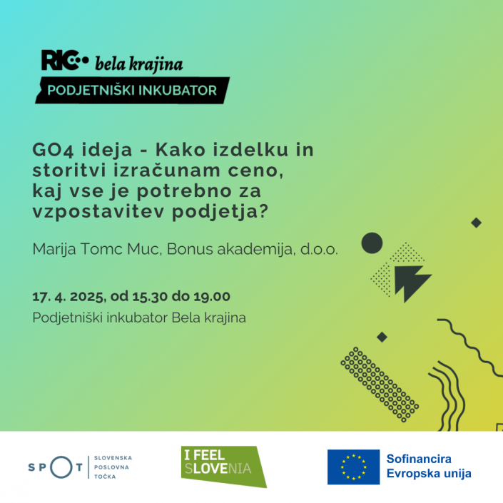 GO4 ideja - Kako izdelku in storitvi izračunam ceno, kaj vse je potrebno za vzpostavitev podjetja?