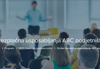 ODPRTE SO PRIJAVE NA ON-LINE BREZPLAČNA USPOSABLJANJA ABC PODJETNIŠTVA 2024