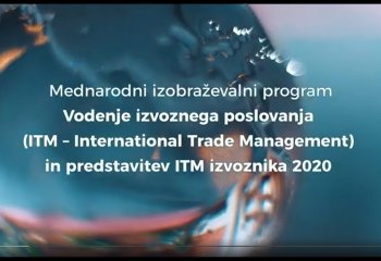 ITM 2021 - Vabilo k udeležbi v izobraževalnem programu Vodenje izvoznega poslovanja