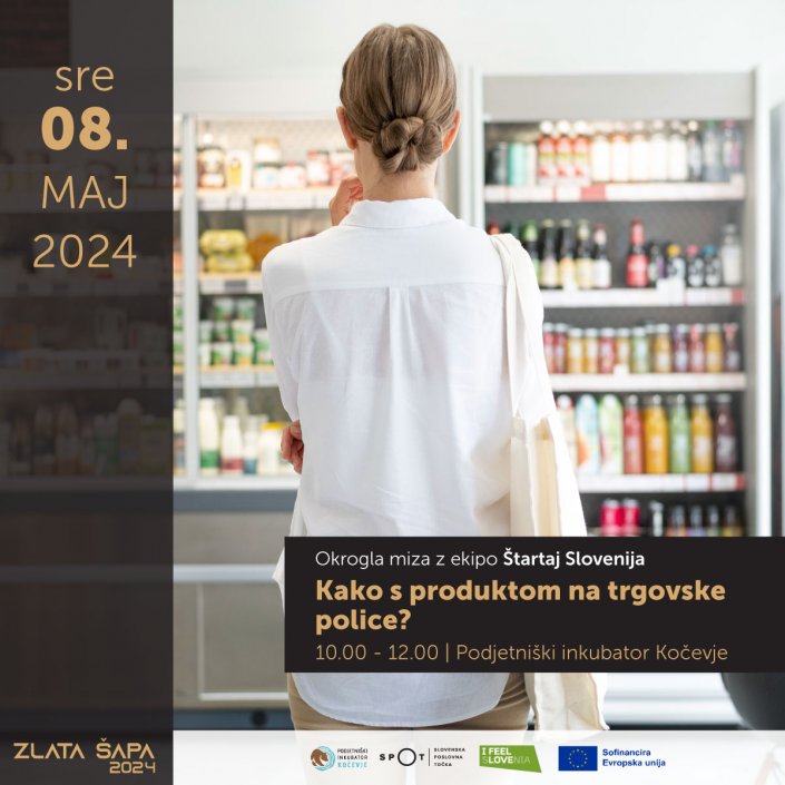 Kako s produktom na trgovske police? - okrogla miza z ekipo Štartaj Slovenija
