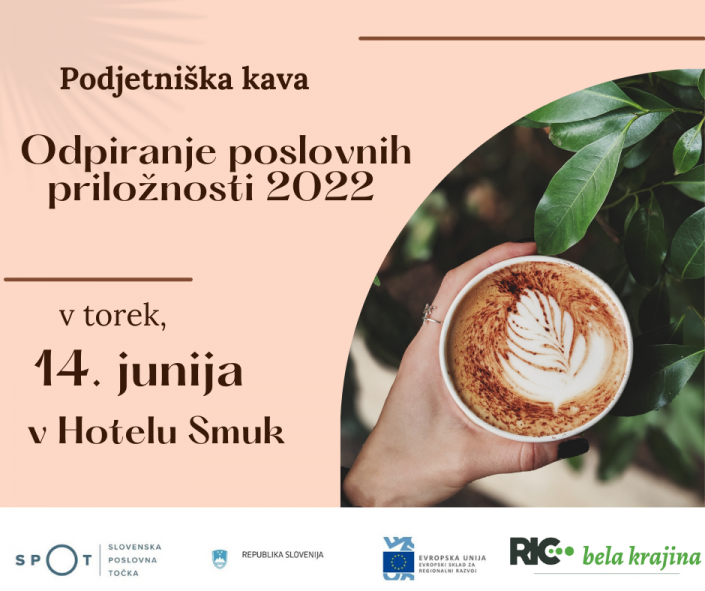 Podjetniška kava - Odpiranje poslovnih priložnosti 2022