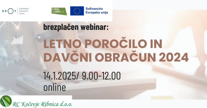 Letno poročilo in davčni obračun 2024