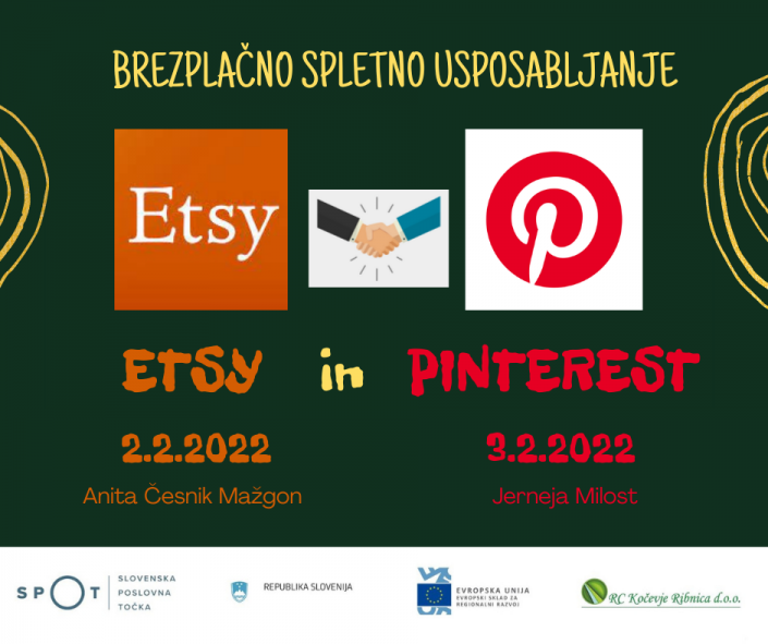 ETSY PRODAJA in PINTEREST MARKETING za podjetnike
