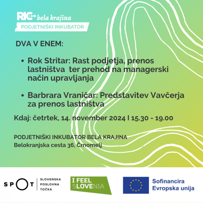 Rast podjetja, prenos lastništva ter prehod na managerski način upravljanja ter Predstavitev Vavčerja za prenos lastništva