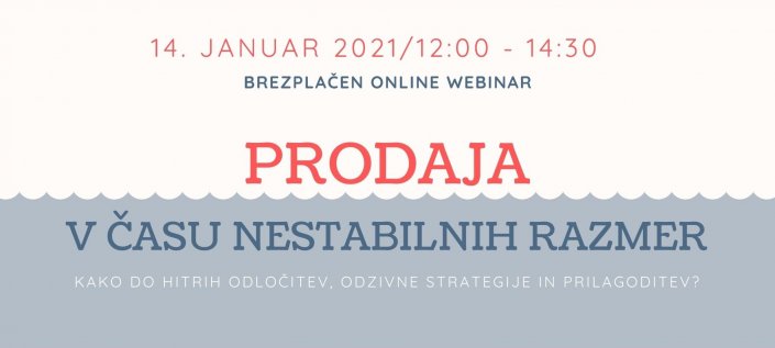 Prodaja v času nestabilnih razmer