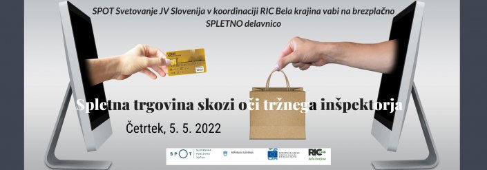 Brezplačna spletna delavnica Spletna trgovina skozi oči tržnega inšpektorja