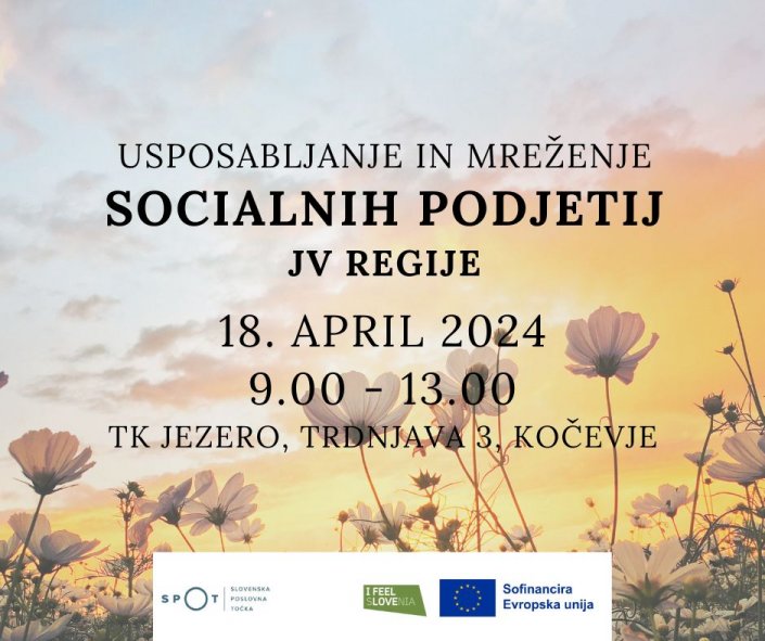 Usposabljanje in mreženje socialnih podjetij